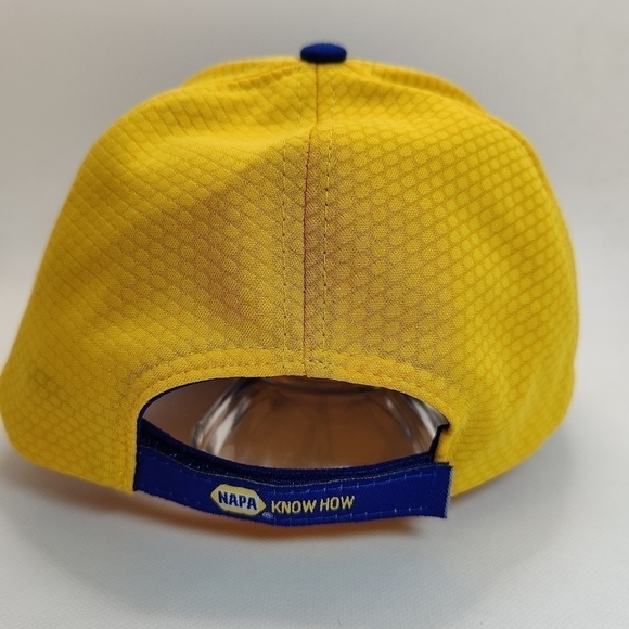 Napa Racing Chase Elliot Cap Blue Yellow Number 9 Adjustable Cotton Blend Hat OS - Picture 3 of 8